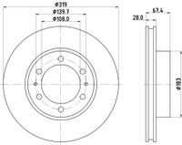 Remschijf 8DD355126771