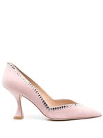 Stuart Weitzman escarpins à ornements en cristal 70 mm - Rose