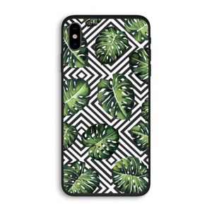 Geometrische jungle: iPhone XS Biologisch afbreekbaar hoesje