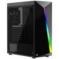 AeroCool Shard Midi-tower PC-behuizing Zwart - thumbnail