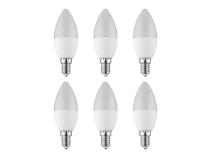 LIVARNO home 6 LED-lampen (E14, kaars)
