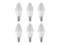 LIVARNO home 6 LED-lampen (E14, kaars)
