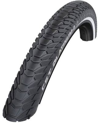 Cst buitenband platinum e (1mm anti-lek) kleur: zwart met reflectie maat: 28x1.60, etrto 42-622
