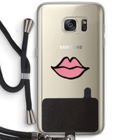 Kusje: Samsung Galaxy S7 Transparant Hoesje met koord