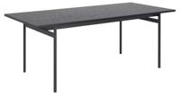 Eettafel Finn MDF Zwart 200cm - Giga Living