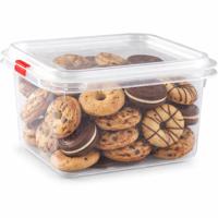 Vershoudbakje - met deksel - 17 x 18 x 10 cm - 1.61 Liter - meal prep bakjes