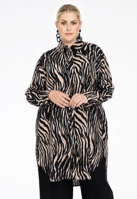 Yoek Blouse | Bruin | Maat 42/44