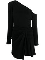 IRO robe asymétrique à une épaule - Noir