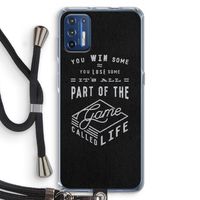 Life: Motorola Moto G9 Plus Transparant Hoesje met koord