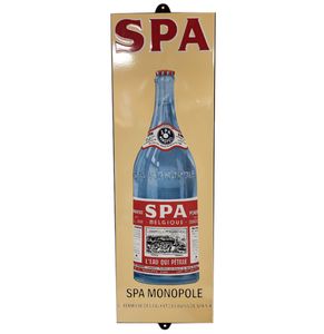 Spa Monopole Emaille Bord - 72 x 24 cm