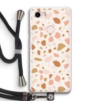 Terrazzo N°18: Pixel 3 Transparant Hoesje met koord