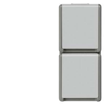 Siemens 5UB4723 2-voudig Grijs Schakelmateriaal 1 stuk(s)