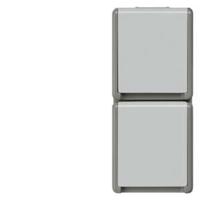 Siemens 5UB4723 2-voudig Grijs Schakelmateriaal 1 stuk(s)