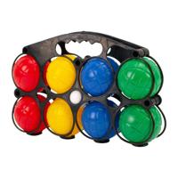 Alert jeu de boules set met 8 kunststof ballen - thumbnail