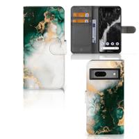 Bookcase voor Google Pixel 7 Marmer Groen