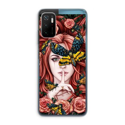 Lady Moth: Xiaomi Poco M3 Pro 5G Transparant Hoesje
