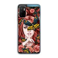 Lady Moth: Xiaomi Poco M3 Pro 5G Transparant Hoesje