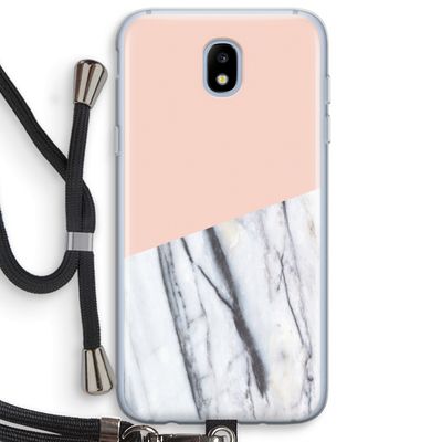 A touch of peach: Samsung Galaxy J5 (2017) Transparant Hoesje met koord