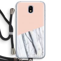 A touch of peach: Samsung Galaxy J5 (2017) Transparant Hoesje met koord