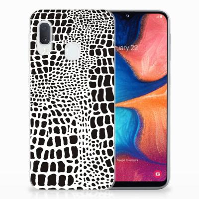 Samsung Galaxy A20e | TPU Hoesje | Slangenprint