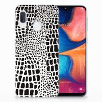 Samsung Galaxy A20e | TPU Hoesje | Slangenprint