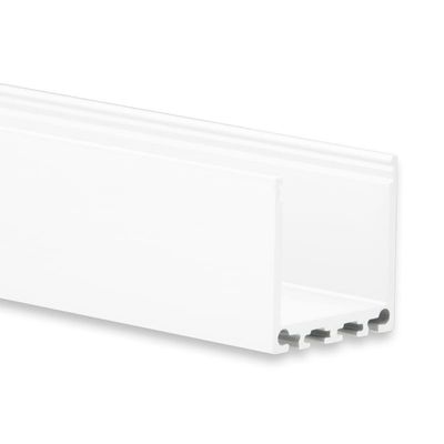 LED profiel PN6n vierkant aluminium wit RAL 9010 8301018 excl. afdekking prijs p/m