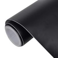 VidaXL 2 st autofolie 100x150 cm + 50x150 cm matzwart