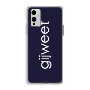 Gijweet: OnePlus 9 Transparant Hoesje