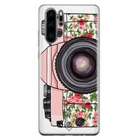 Huawei P30 Pro siliconen telefoonhoesje - Hippie camera - thumbnail