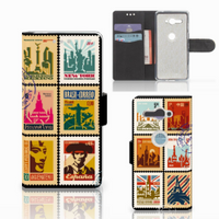 Sony Xperia XZ2 Compact Flip Cover Postzegels - thumbnail