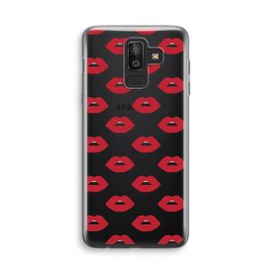 Lips: Samsung Galaxy J8 (2018) Transparant Hoesje