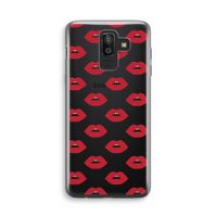 Lips: Samsung Galaxy J8 (2018) Transparant Hoesje