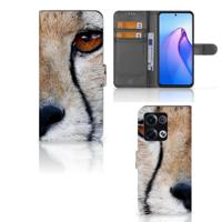 OPPO Reno8 Pro | Telefoonhoesje | Met pasjeshouder | Cheetah