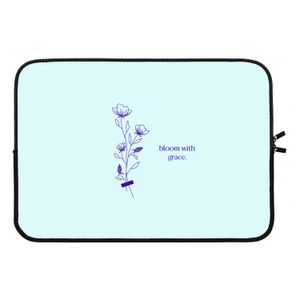 Bloom with grace: Laptop sleeve 13 inch
