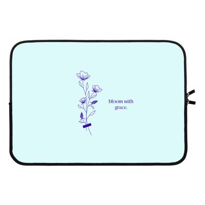 Bloom with grace: Laptop sleeve 13 inch