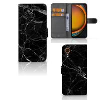 Samsung Galaxy Xcover 7 | Bookcase | Marmer Zwart - Origineel Cadeau Vader
