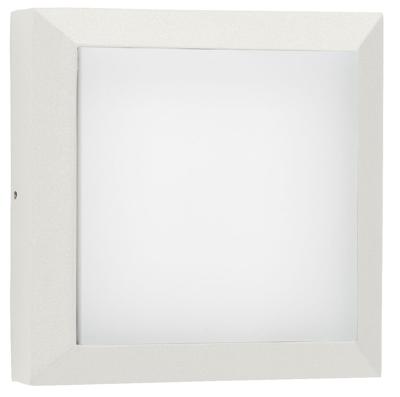 Albert Vierkante wandlamp buitenParel 32cm-wit - 686562