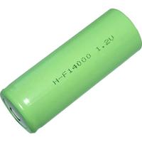 Mexcel -F14000 Speciale oplaadbare batterij 3/2 D Geschikt voor hoge stroomsterktes, Flat-top NiMH 1.2 V 14000 mAh - thumbnail