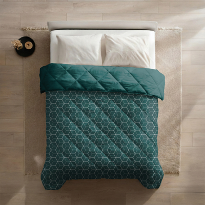 Wasbaar Easy Dekbed Zonder Overtrek - Zonder Overtrek - Endless Hexagons - Dekbed-Discounter.nl