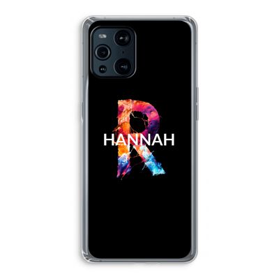 Abstract Spectrum: Oppo Find X3 Pro Transparant Hoesje