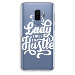 Hustle Lady: Samsung Galaxy S9 Plus Transparant Hoesje