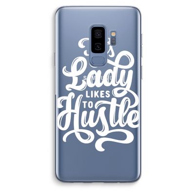 Hustle Lady: Samsung Galaxy S9 Plus Transparant Hoesje