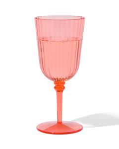 HEMA Glas 18.5cm Kunststof Koraal