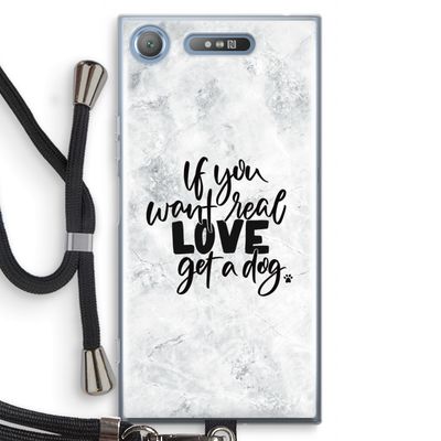 Partner in crime: Sony Xperia XZ1 Transparant Hoesje met koord