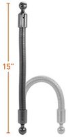 iBolt 38 cm Buigbare Arm Extension Pole 25mm (1 inch) Ball