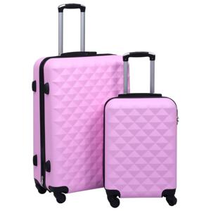 VidaXL 2-delige Harde kofferset roze