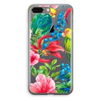 Papegaaien: iPhone 8 Plus Transparant Hoesje