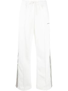 P.A.R.O.S.H. pantalon de jogging à logo brodé - Blanc