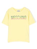 Moschino Kids t-shirt à patch logo - Jaune - thumbnail