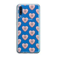 Chicks before dicks: Samsung Galaxy A50 Transparant Hoesje
